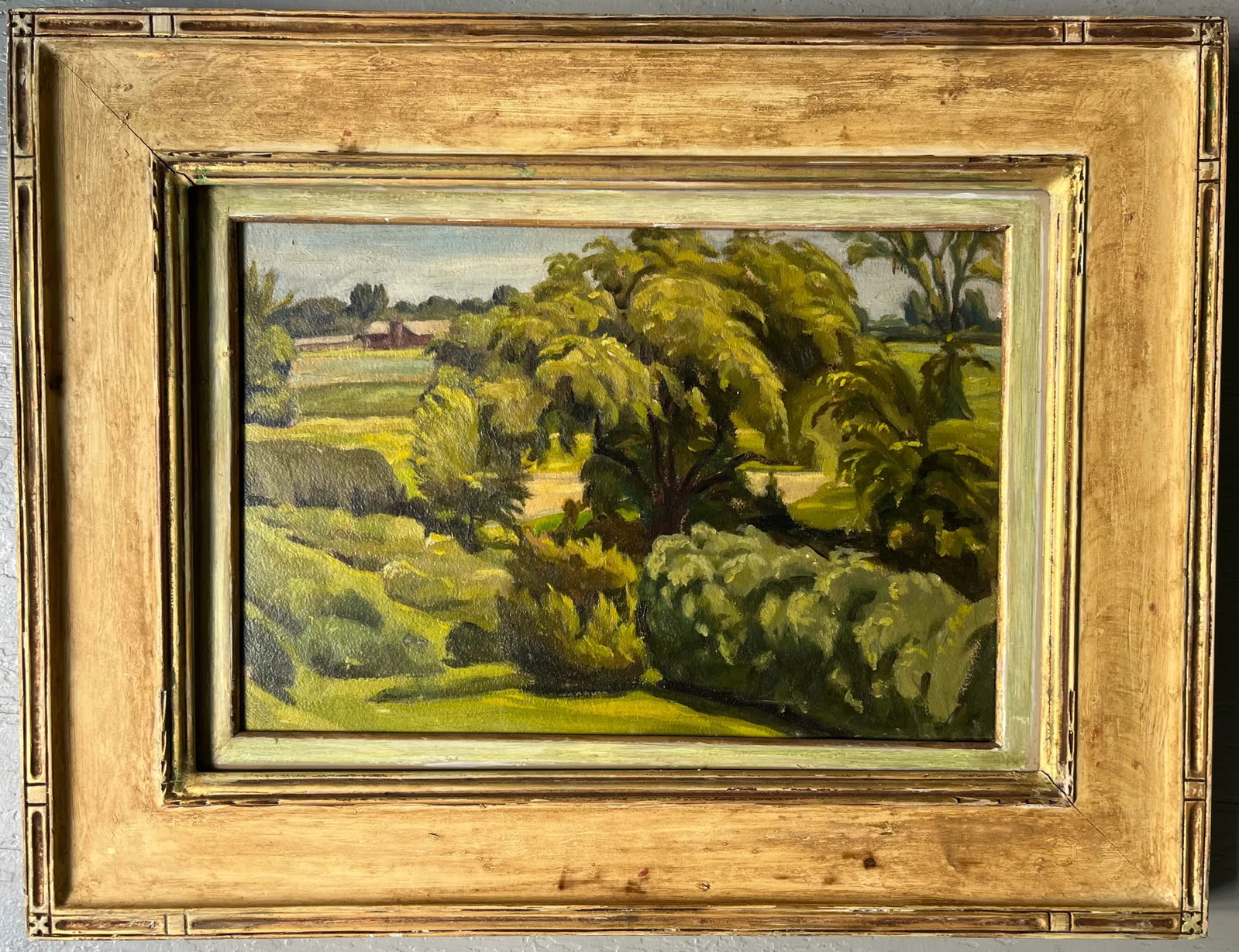 Abel Warshawsky (1883 - 1962) Oil Painting on Board Monterrey California Summer Landscape - 8
