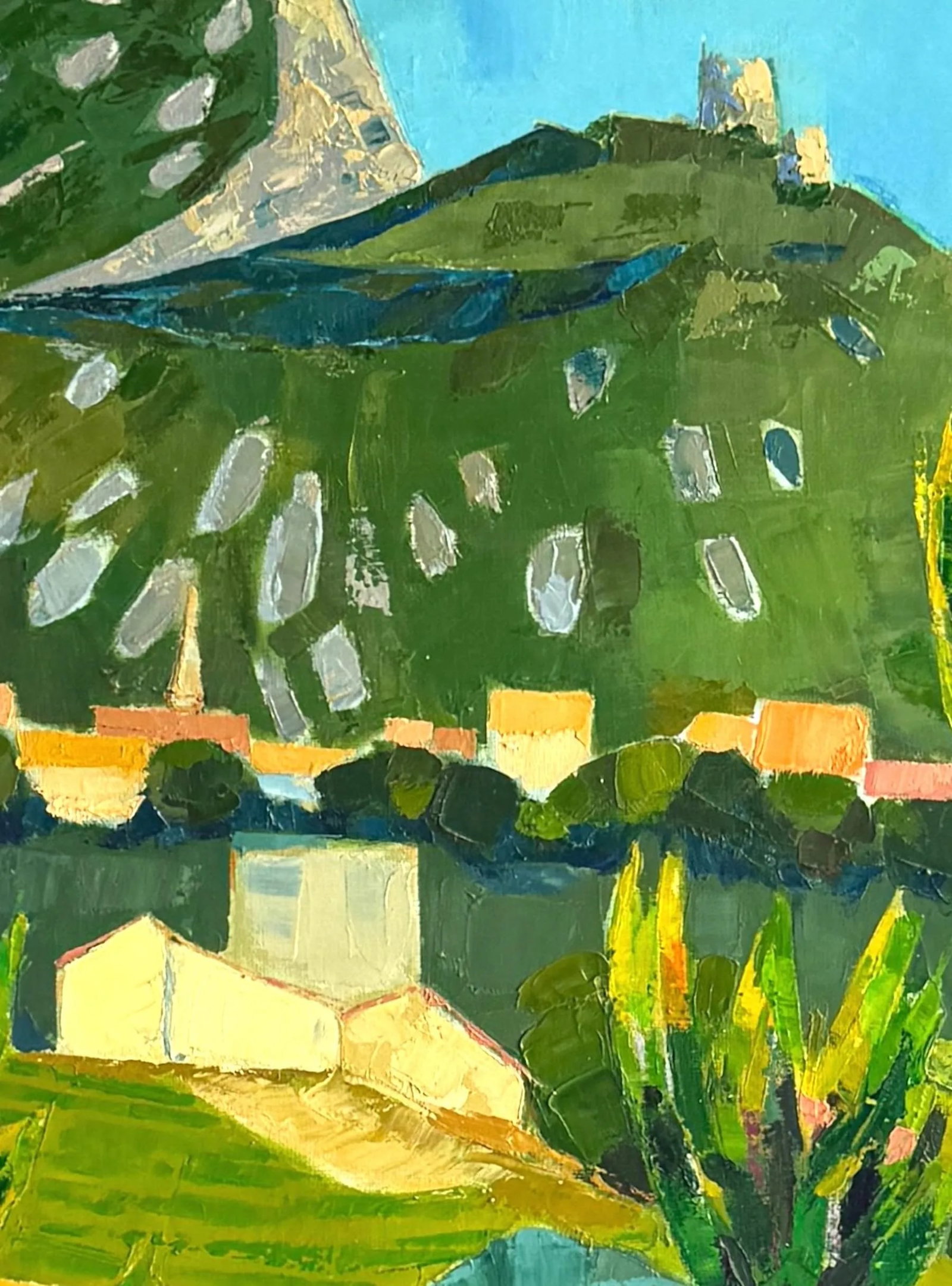 Gerard Calvet French, (b. 1926) Expressionist Gruissan Mountainous Landscape - 5