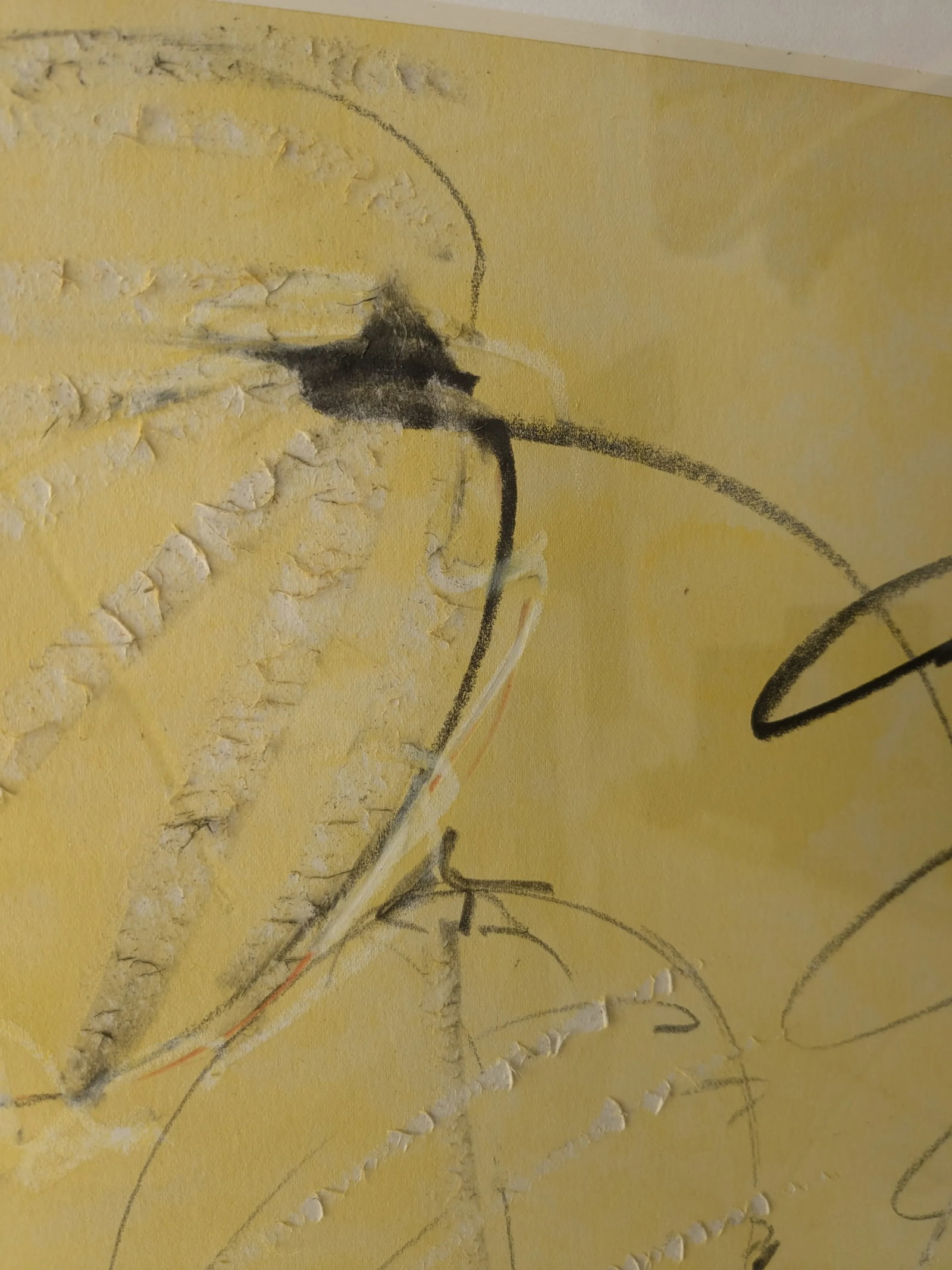 Signed and Framed Robert McCurdy Large Mixed Media Painting From Saks - 6