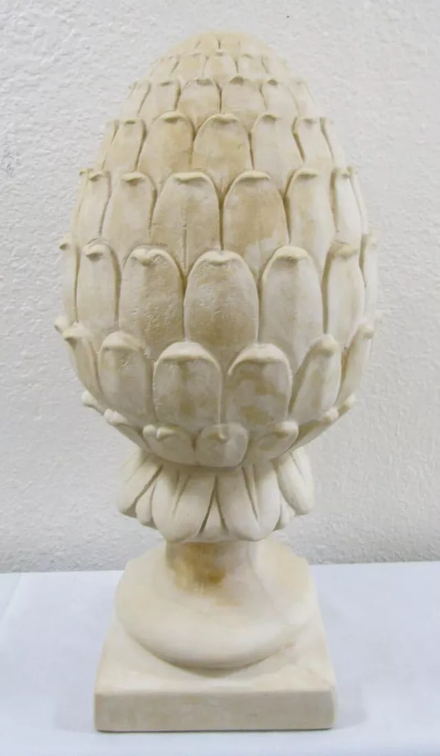 Vintage Large Artichoke Plaster Sculpture - 2