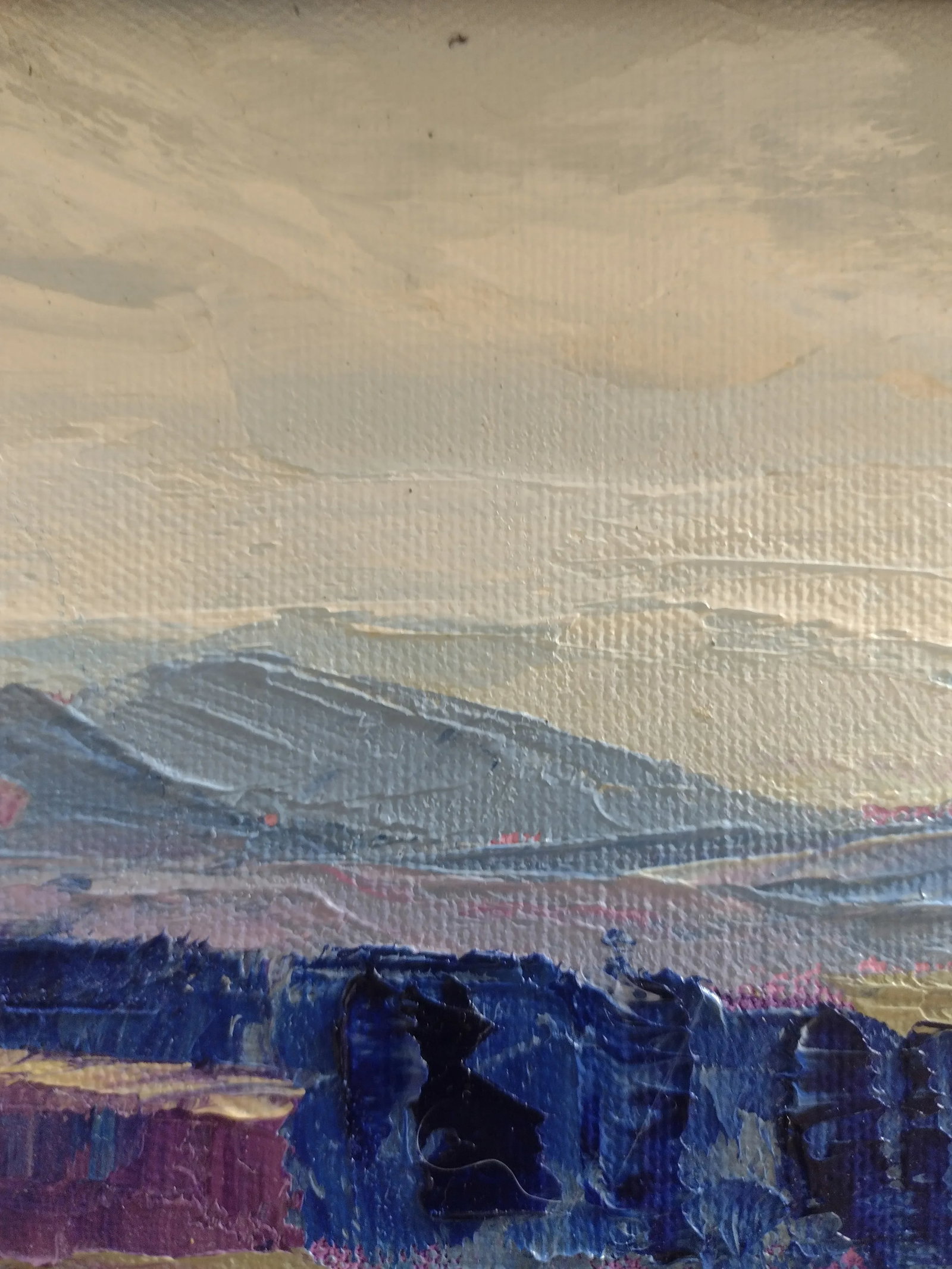 Original Oil Painting "Rio Grande Gorge Morning" by Anita Blythe 11" X 14" Plein Air Landscape - 5