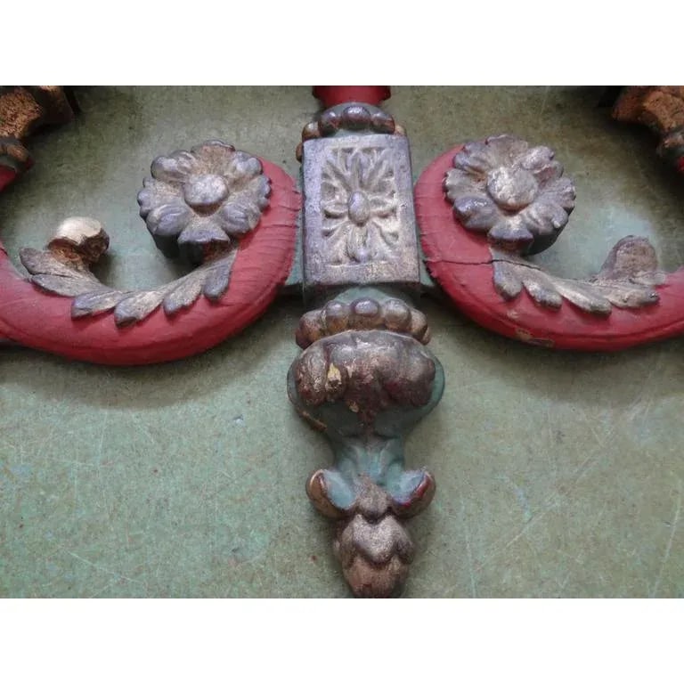 18th Century Italian Polychrome Sconces-A Pair - 4