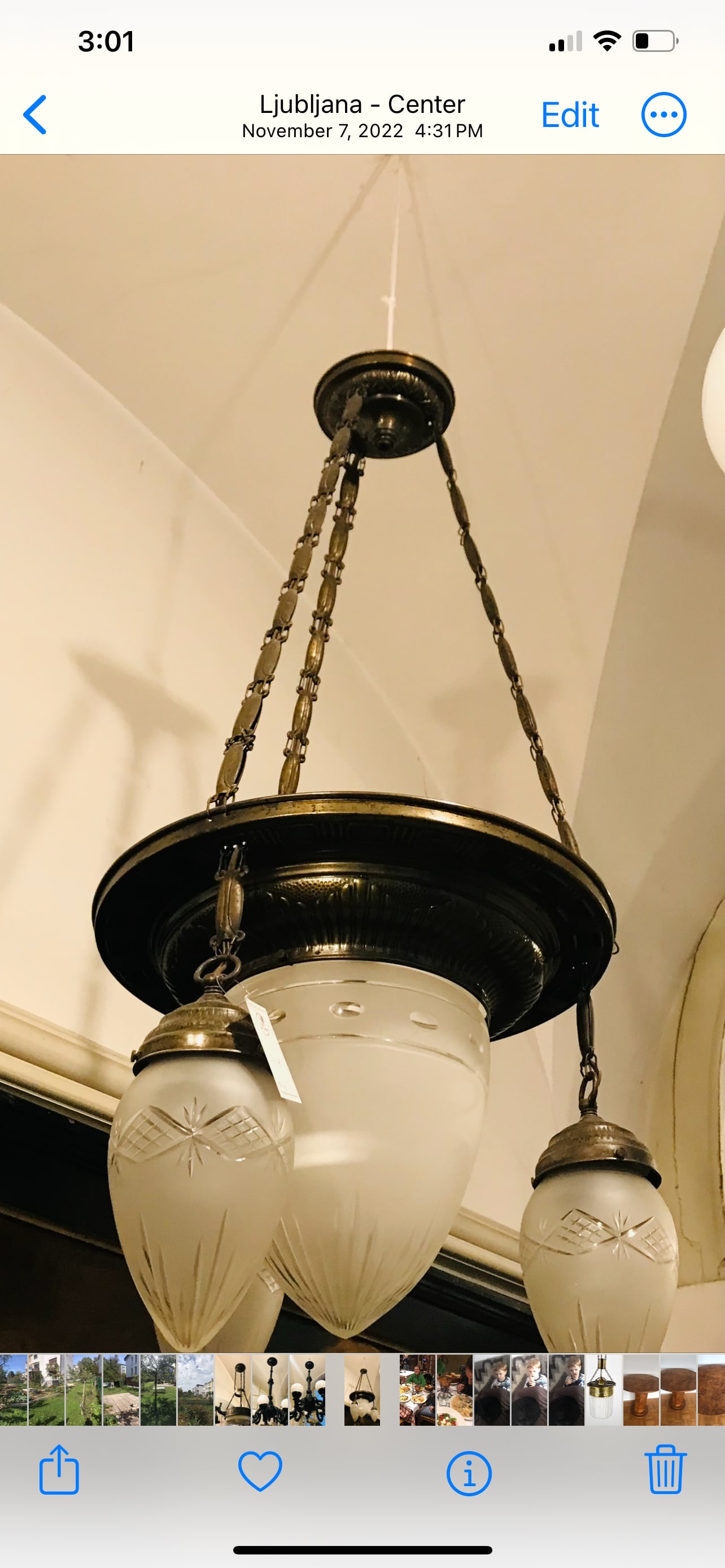 1900s Boho Art Nouveau Vien Austria Chandelier - 2