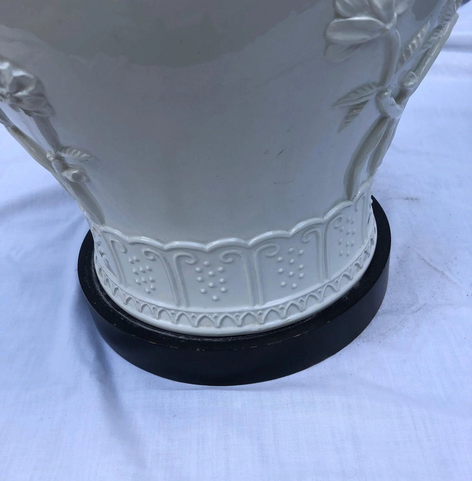 Blanc De Chine Baluster-Form Jars Mounted as Table Lamps - a Pair - 6