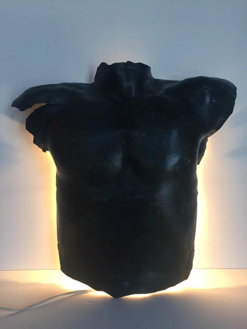 1980s Wall Sconce of Male Torso - 2