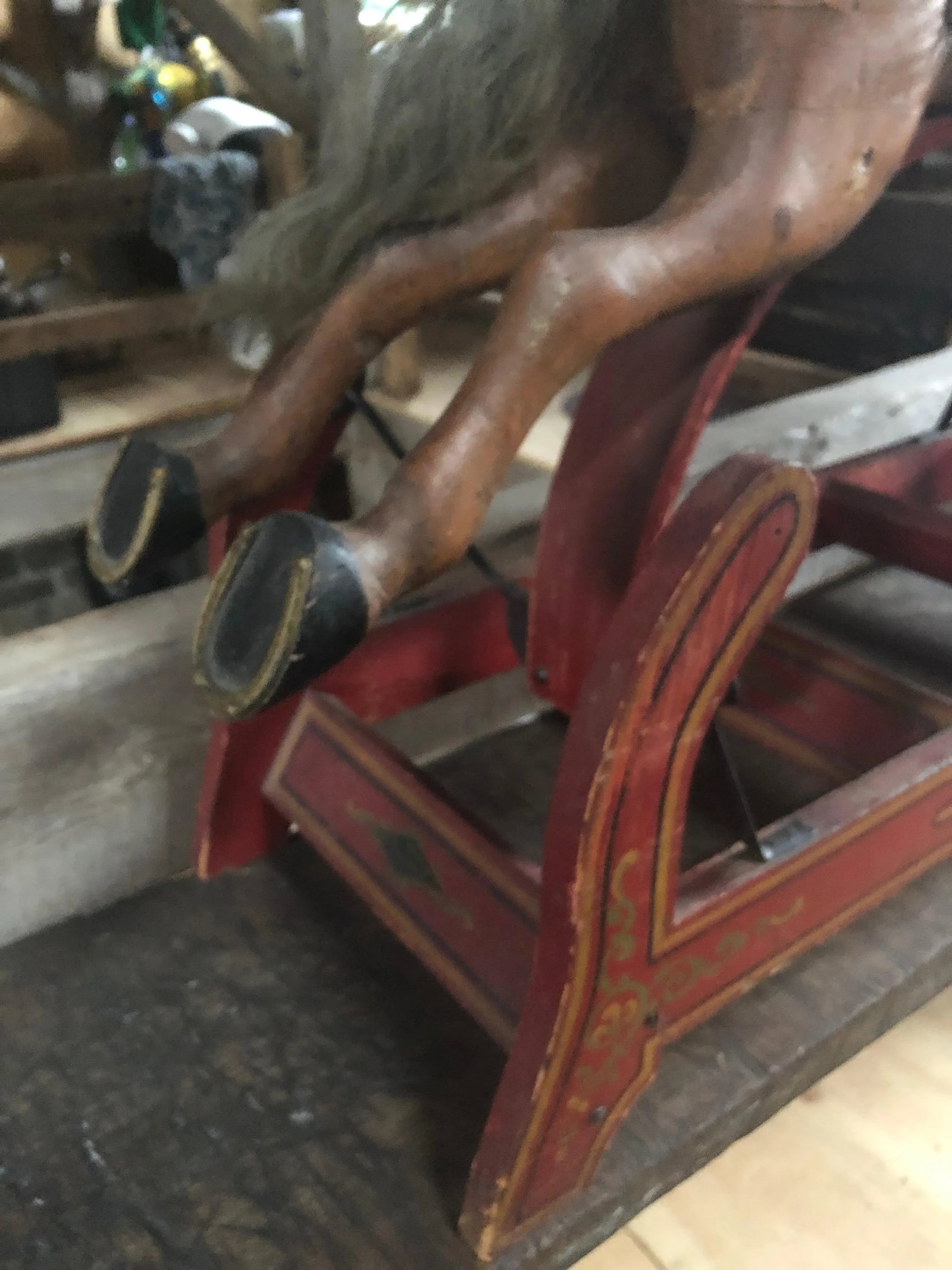 19th Century Folk Art Hobby Horse Toy - 11