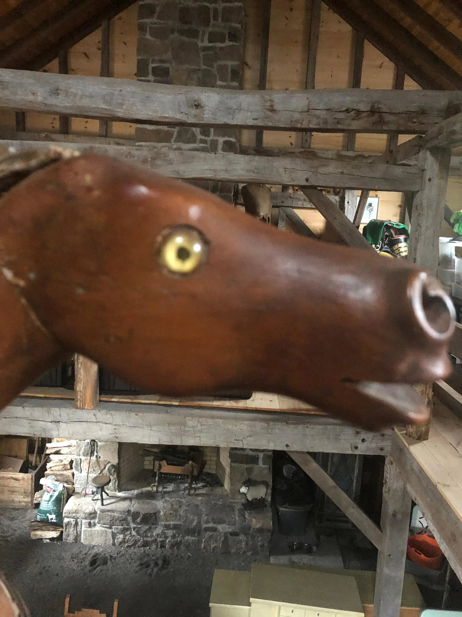 19th Century Folk Art Hobby Horse Toy - 12