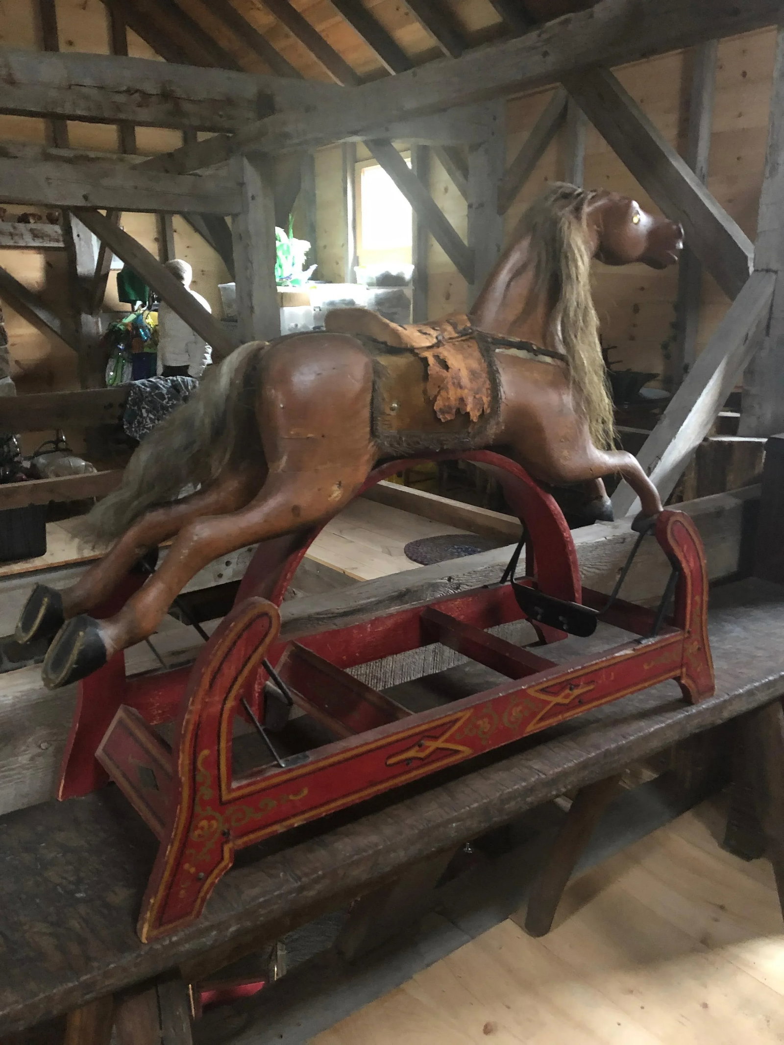 19th Century Folk Art Hobby Horse Toy - 2