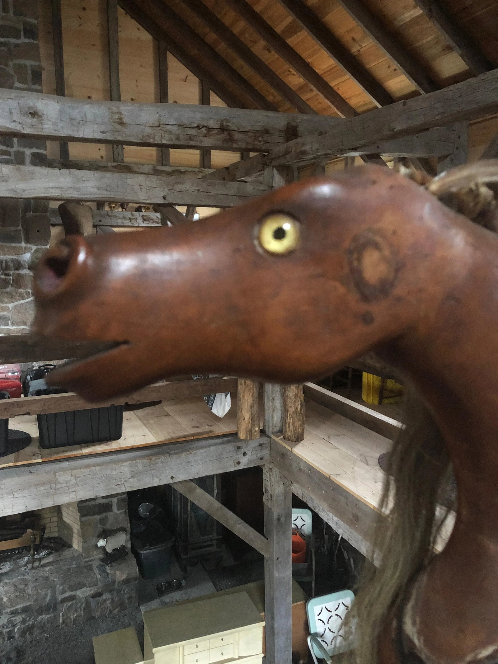 19th Century Folk Art Hobby Horse Toy - 3