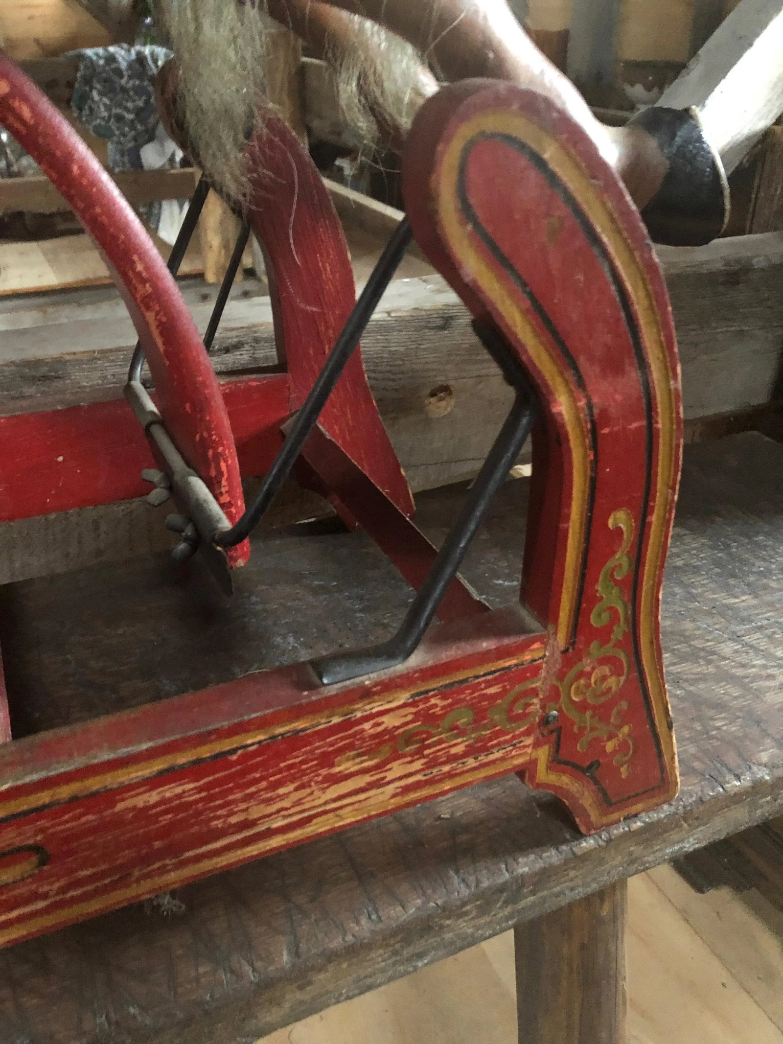 19th Century Folk Art Hobby Horse Toy - 6