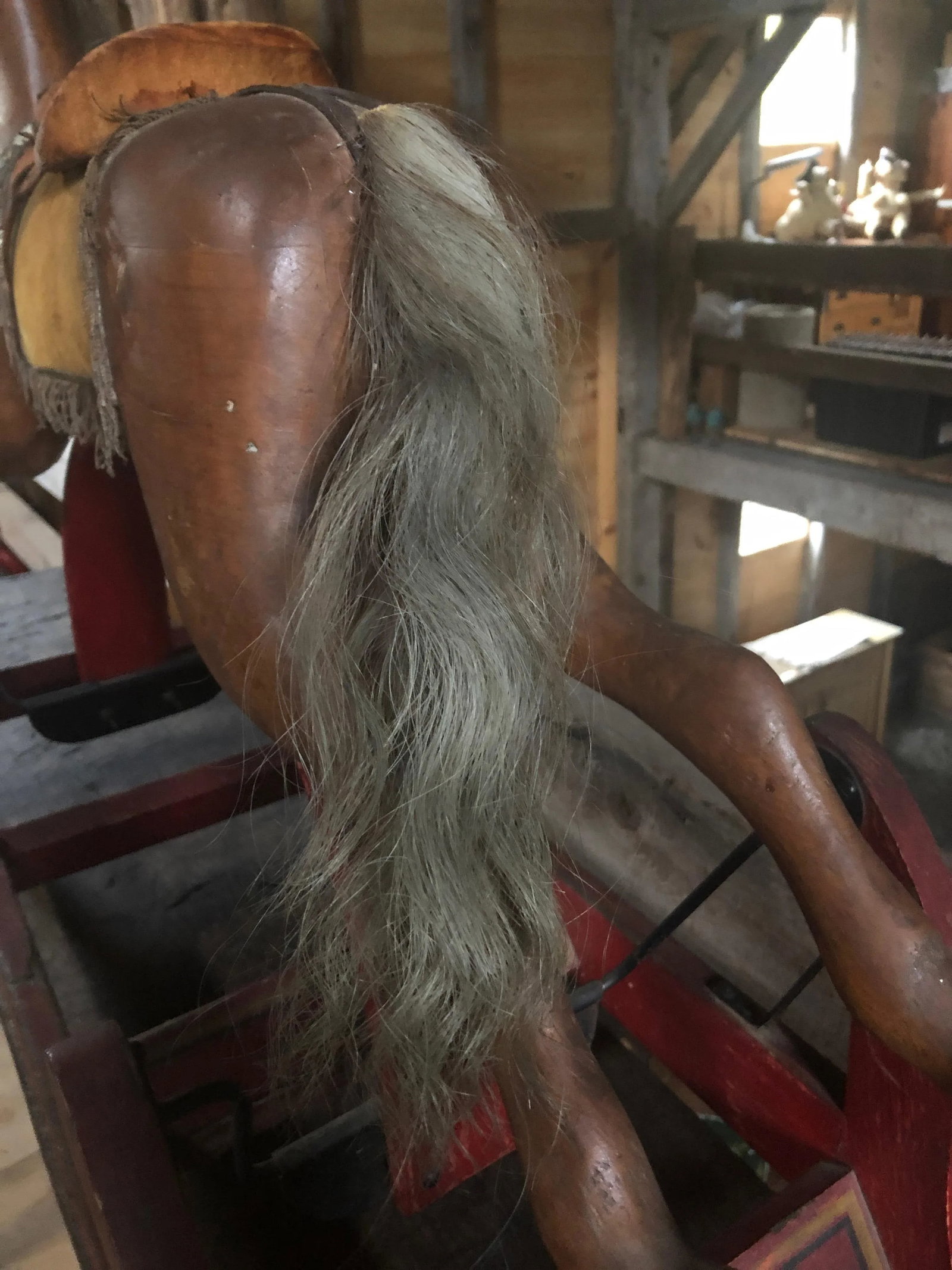 19th Century Folk Art Hobby Horse Toy - 9