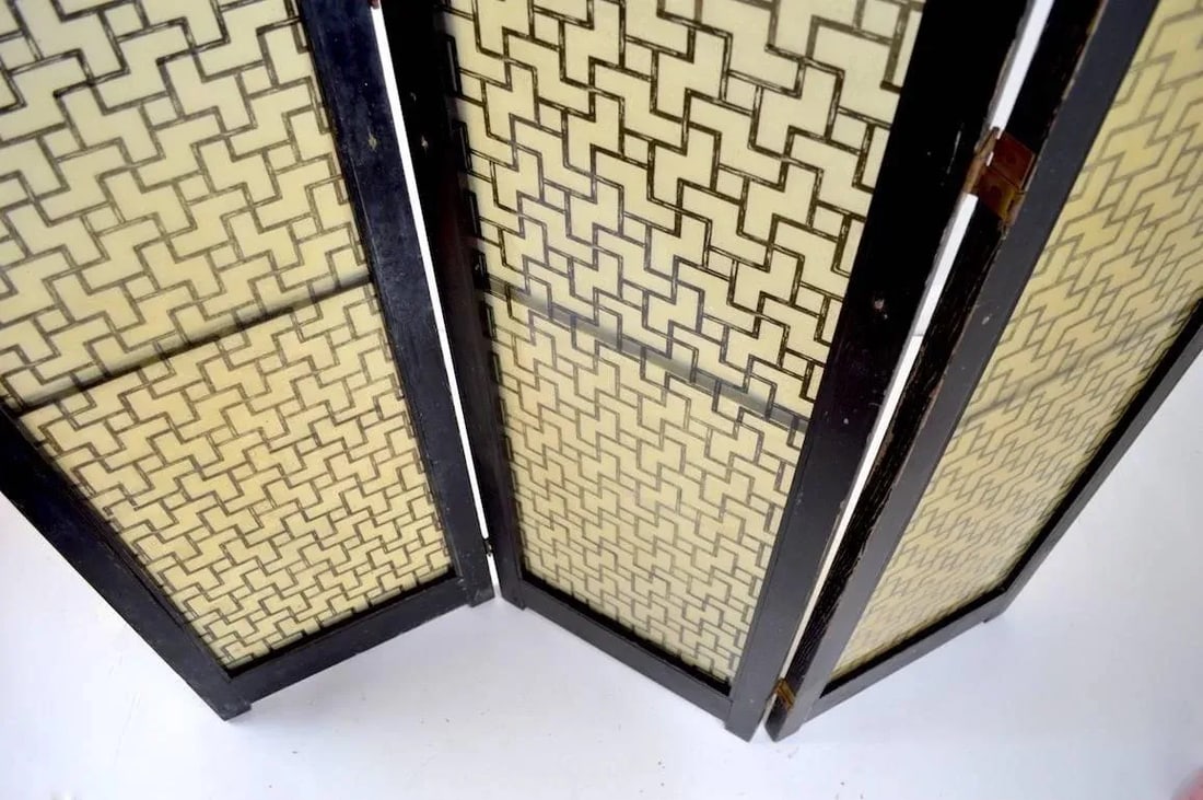 Mid Century Folding Screen by Tropicraft of San Francisco - 6