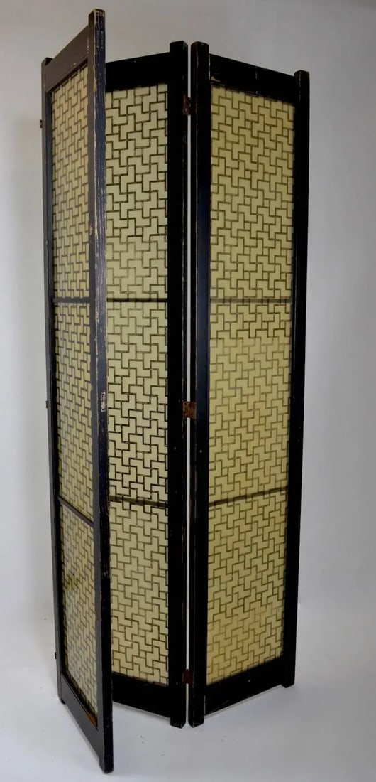 Mid Century Folding Screen by Tropicraft of San Francisco - 9