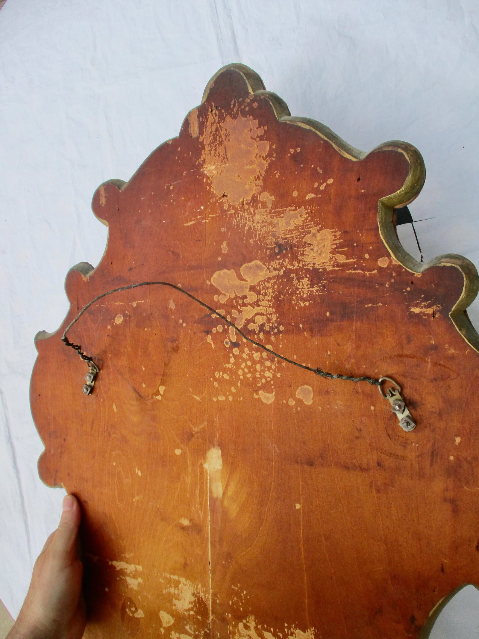 Vintage Murano Rose and Clear Wall Mirror Circa 60s - 7