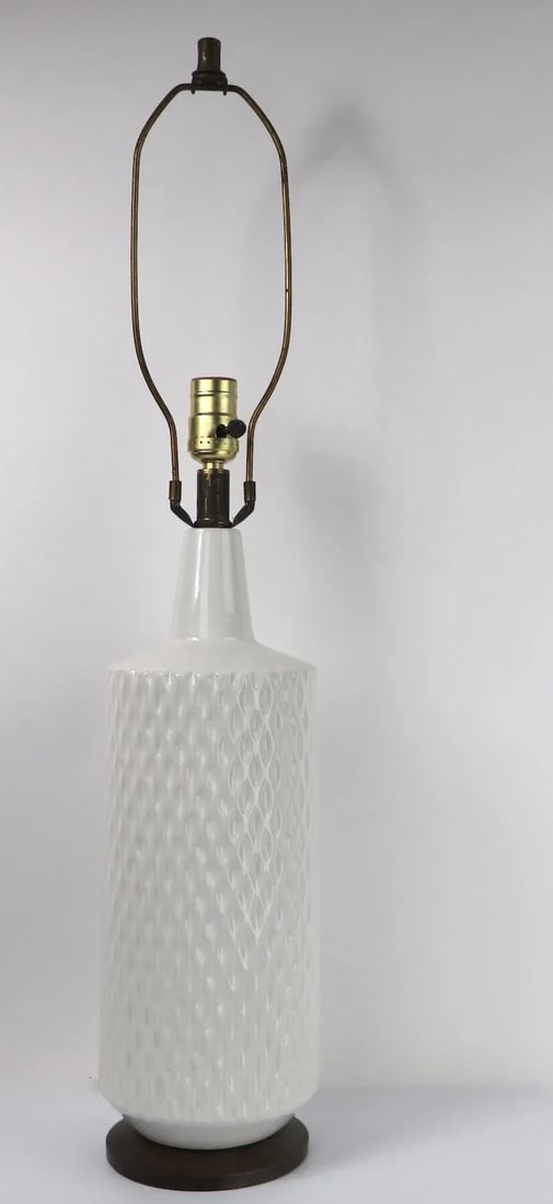 Modernist Blanc De Chine Table Lamp - 2