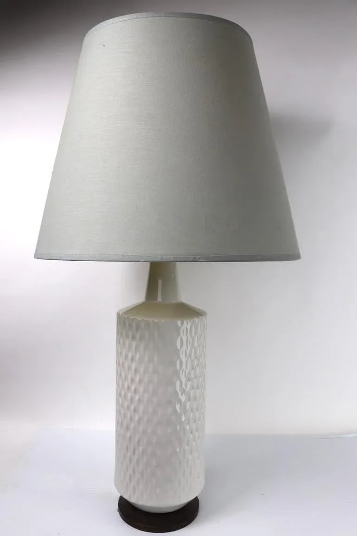 Modernist Blanc De Chine Table Lamp - 3