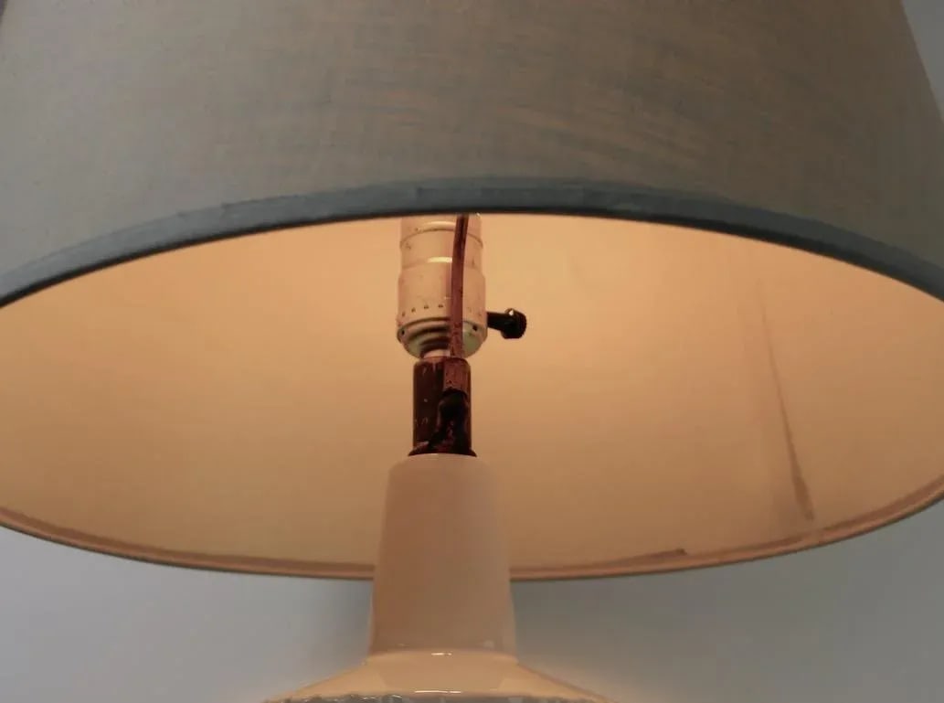 Modernist Blanc De Chine Table Lamp - 5