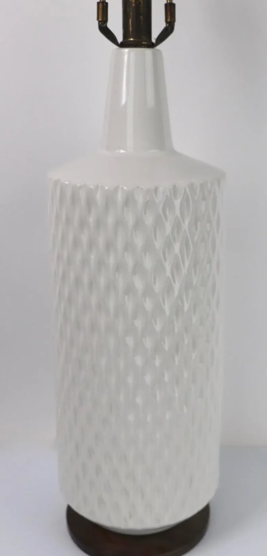 Modernist Blanc De Chine Table Lamp - 6