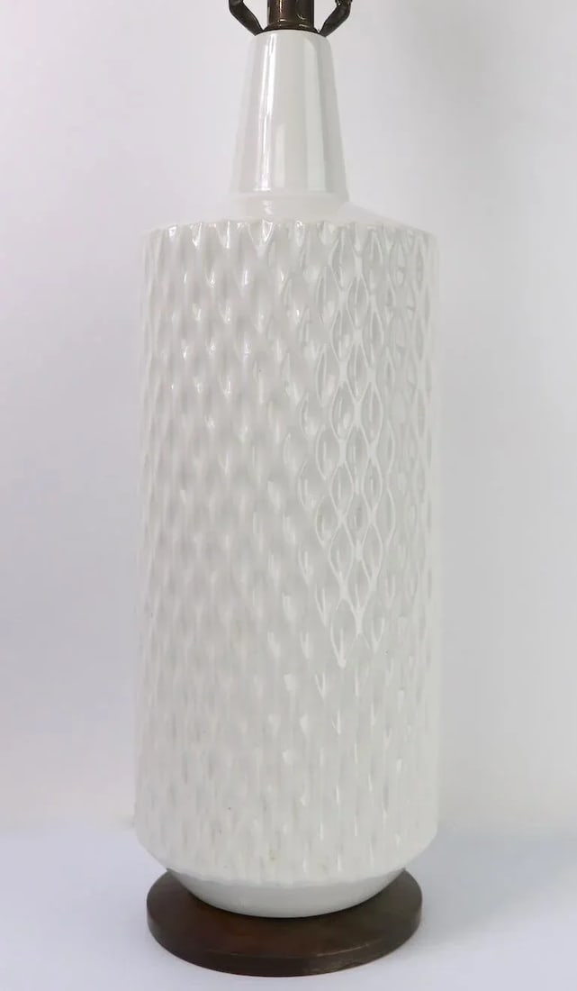 Modernist Blanc De Chine Table Lamp - 7