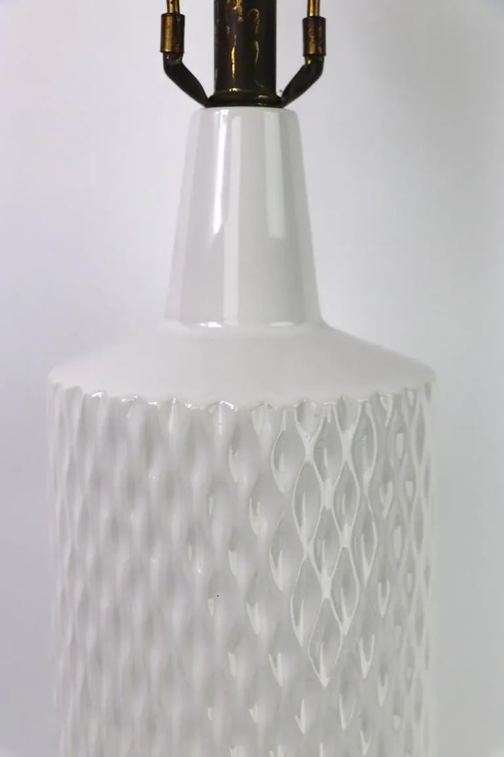 Modernist Blanc De Chine Table Lamp - 9