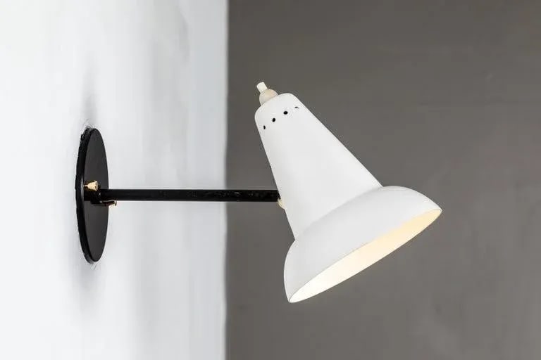 1950s Italian White Articulating Sconces Attributed to Gino Sarfatti - 6