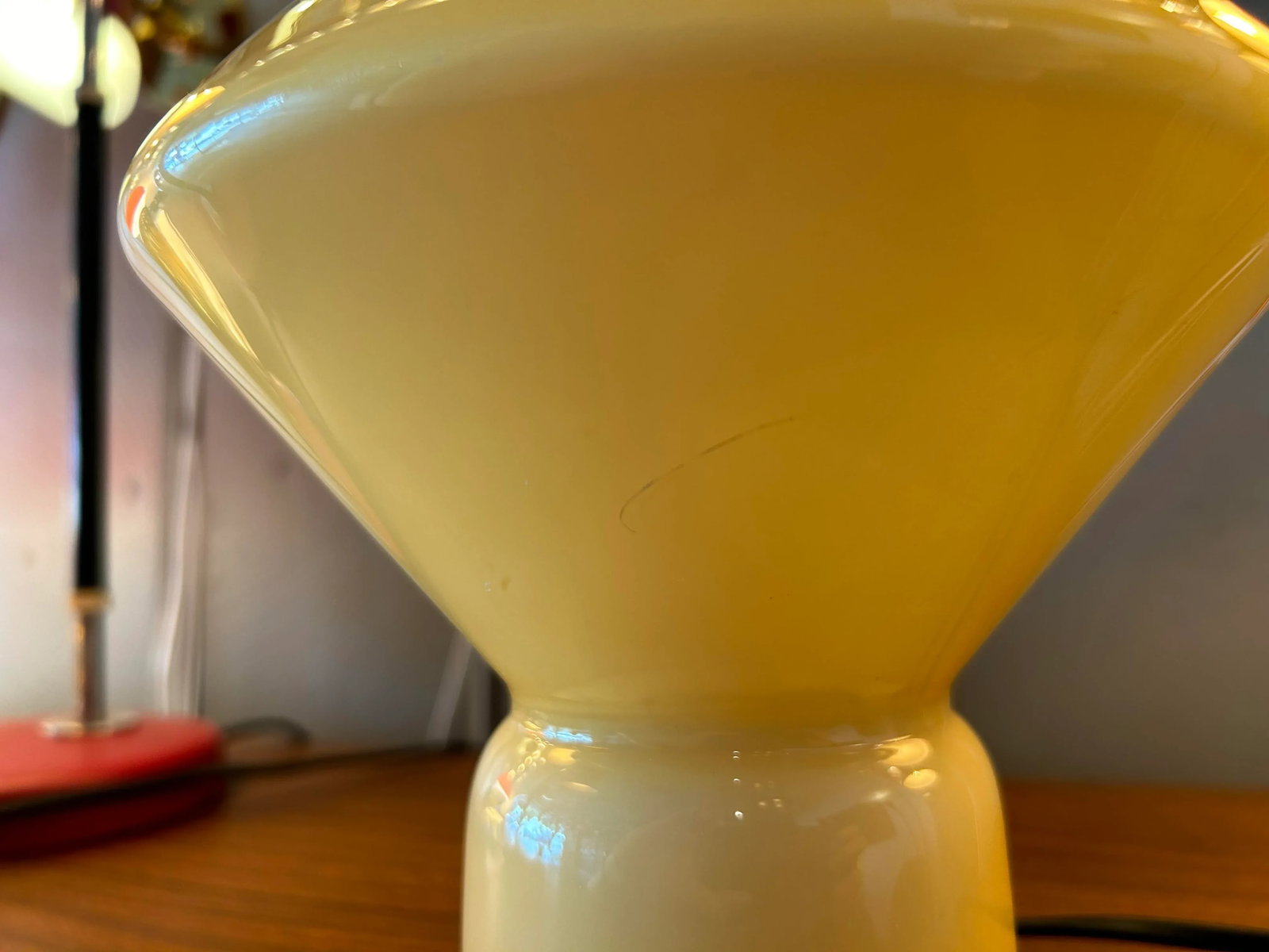 1980s Orange Memphis Style 'Conica' Table Lamp for Artemide - 12