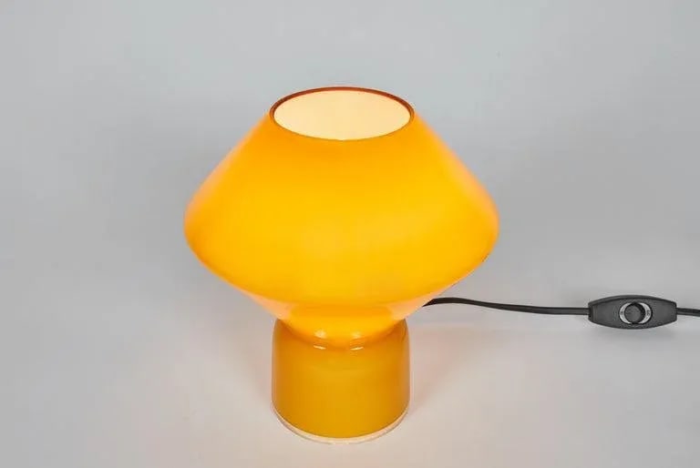 1980s Orange Memphis Style 'Conica' Table Lamp for Artemide - 4