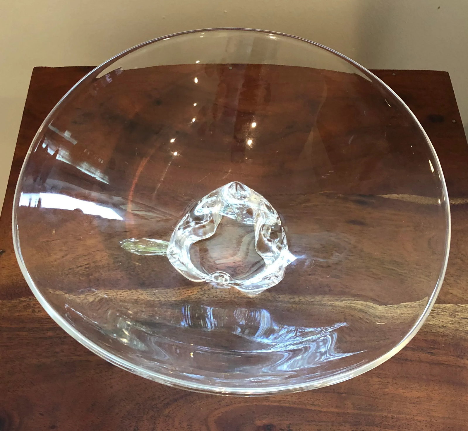 Steuben Glass Pedestal Bowl - 11