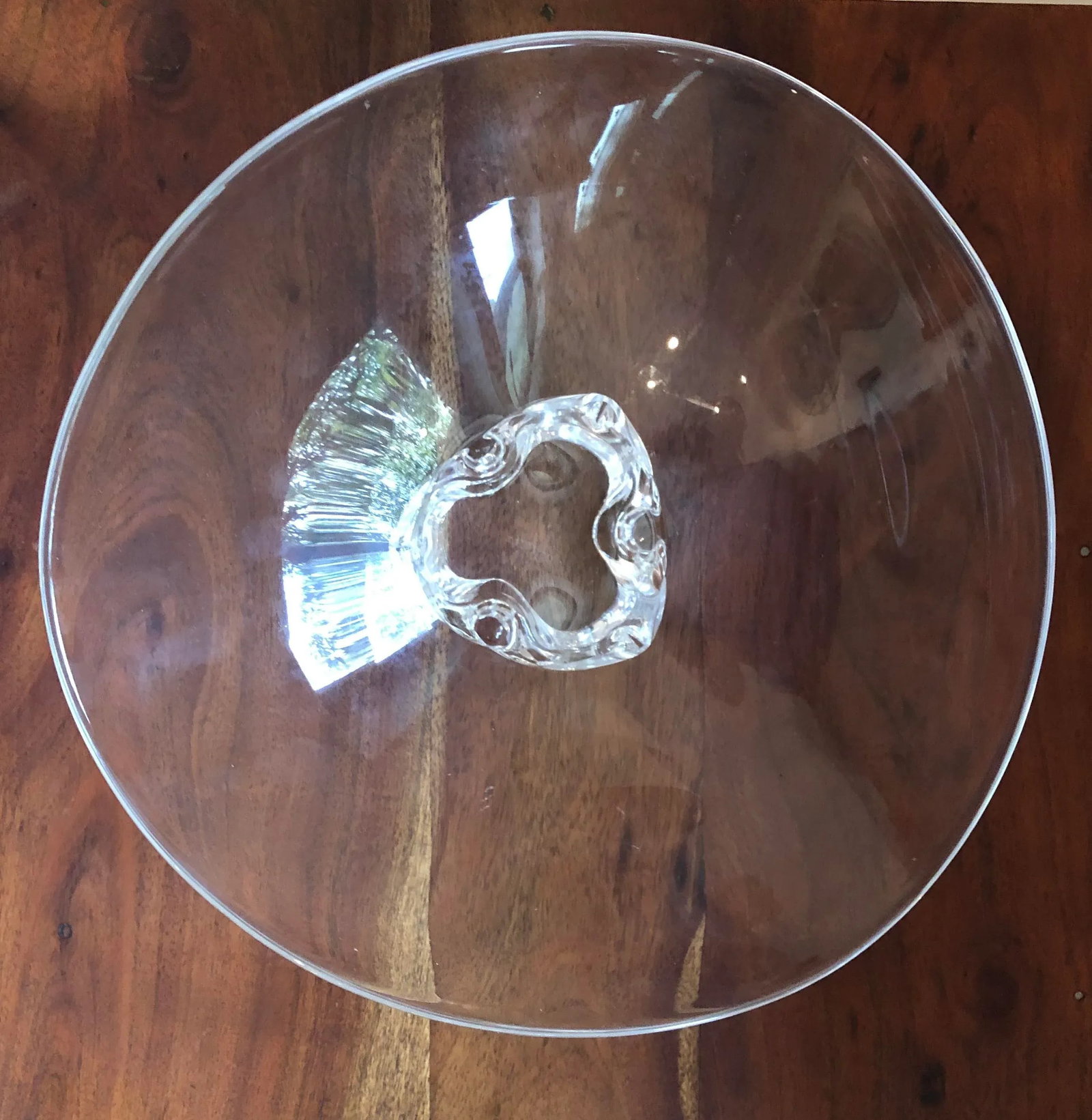 Steuben Glass Pedestal Bowl - 8