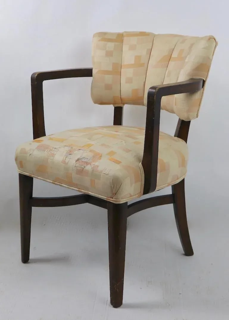 Art Deco Chairs After Rohde - a Pair - 8