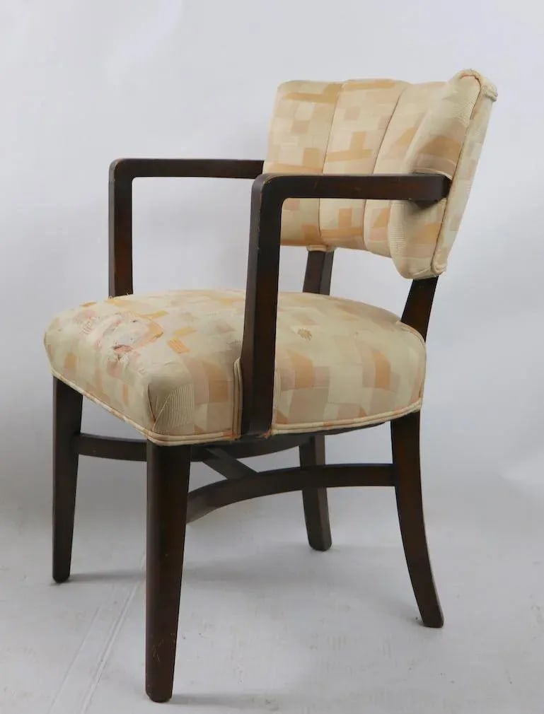 Art Deco Chairs After Rohde - a Pair - 9