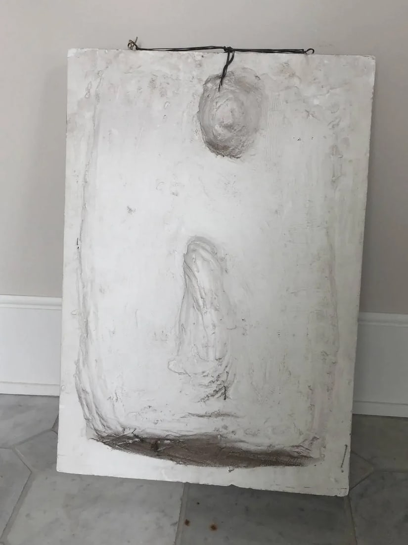 Antique Madonna and Child Bas Relief From Belgian Castle - 4