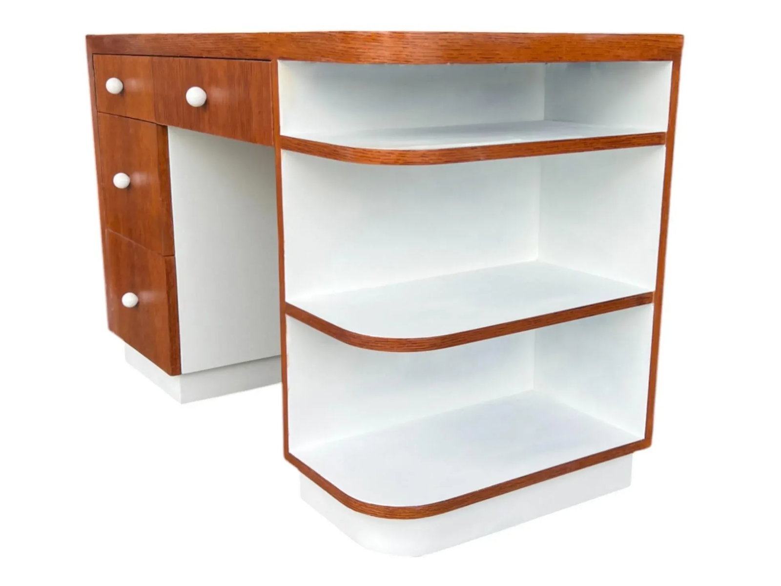 Restored Vintage 1970s Art Deco Desk - 8