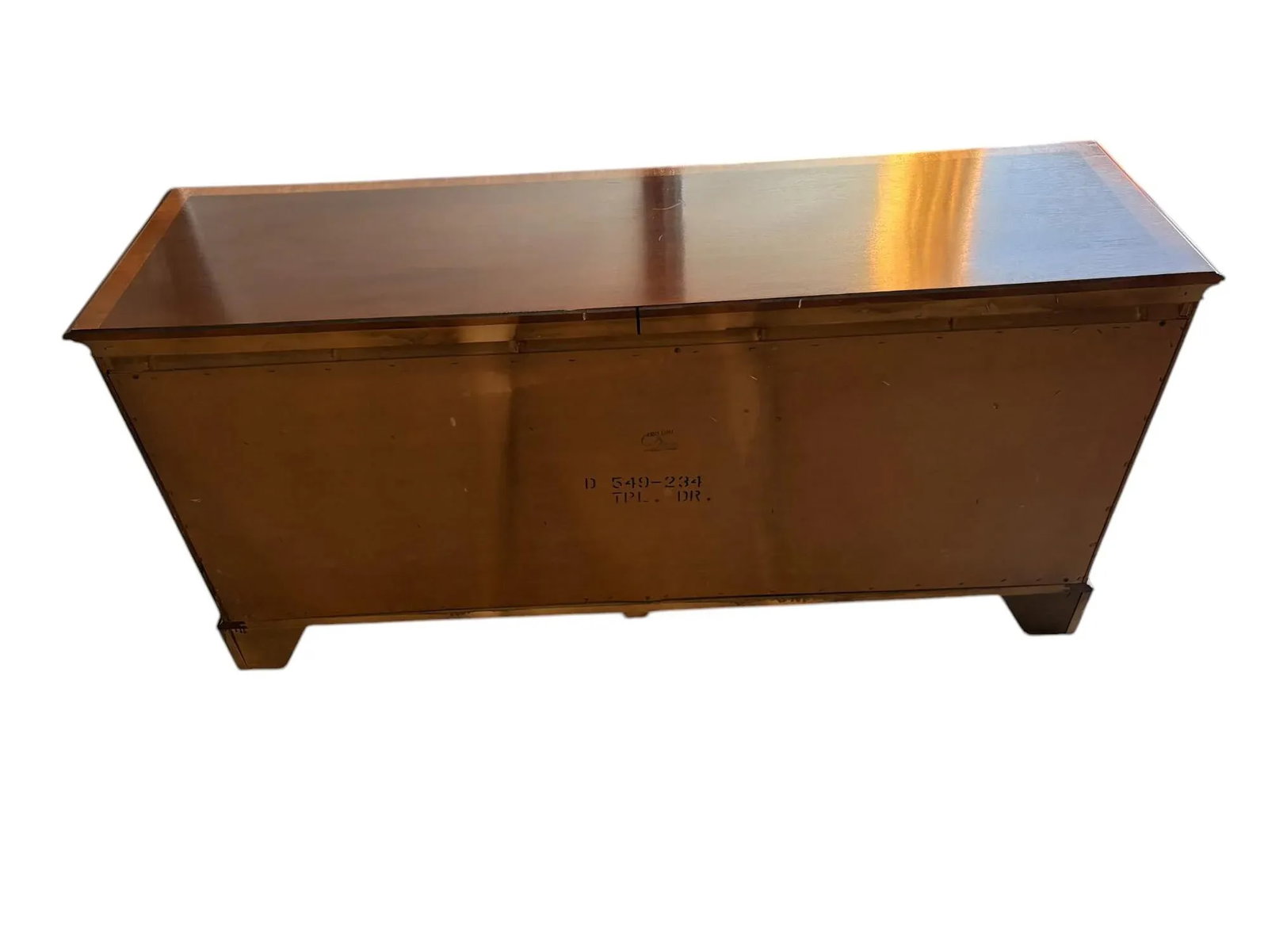 Dixie Chippendale Banded Mahogany Dresser - 3