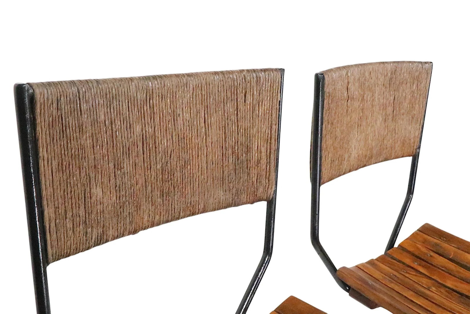 Pr. Mid Century Umanoff for Raymor Swivel Bar Stools C. 1960's - 8