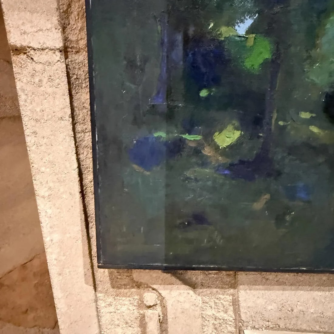1960s Landscape Art Oil Painting Abstract Expressionism L Crane - 2