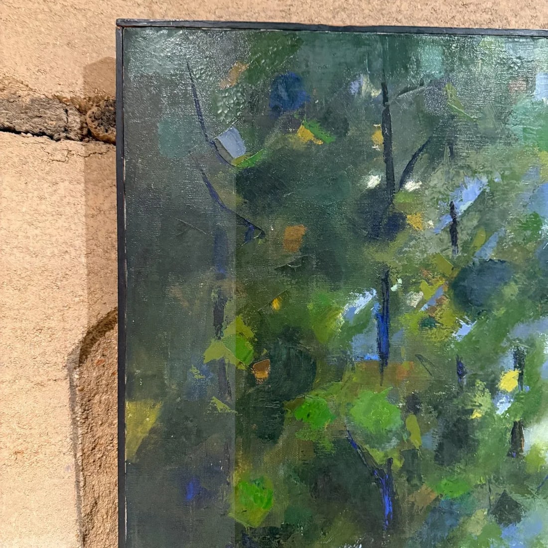 1960s Landscape Art Oil Painting Abstract Expressionism L Crane - 6