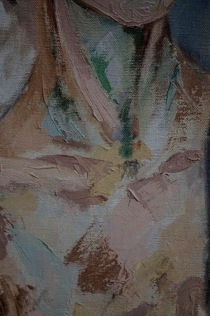 Mid-Century Nude Oil Painting -Signed - 6