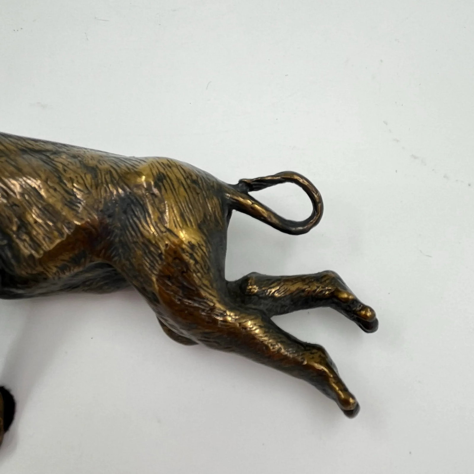 Late 20th Century Vintage Maitland Smith Bronze Lioness Figurine - 11