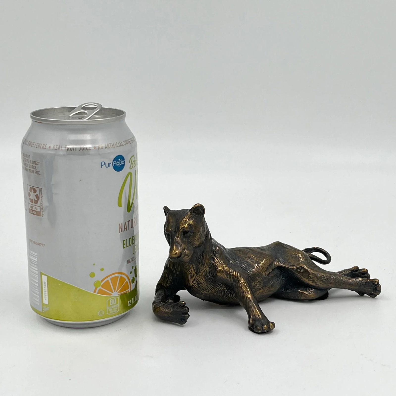 Late 20th Century Vintage Maitland Smith Bronze Lioness Figurine - 2