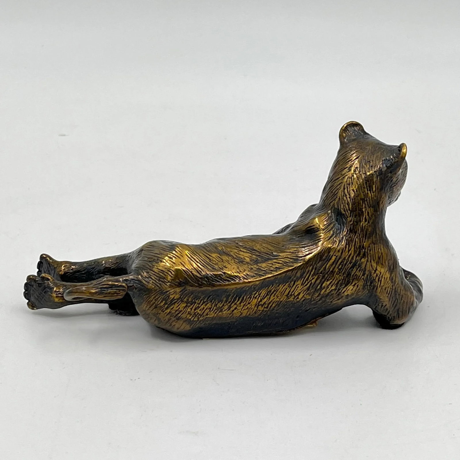 Late 20th Century Vintage Maitland Smith Bronze Lioness Figurine - 4