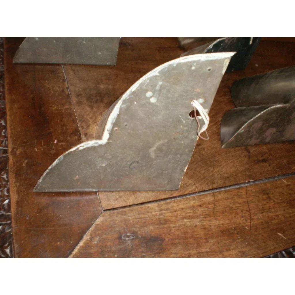 1930s French Art Deco Triangular Form Steel Sconces-Set of 4 - 4