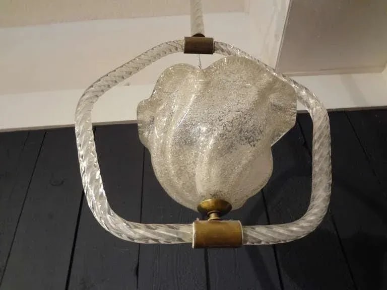 Venini Style Murano Glass Lantern or Chandelier - 3
