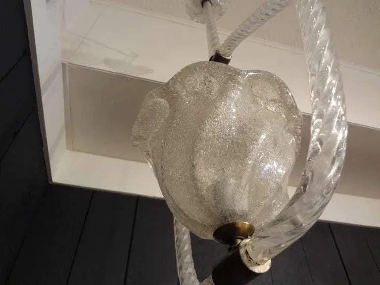 Venini Style Murano Glass Lantern or Chandelier - 6