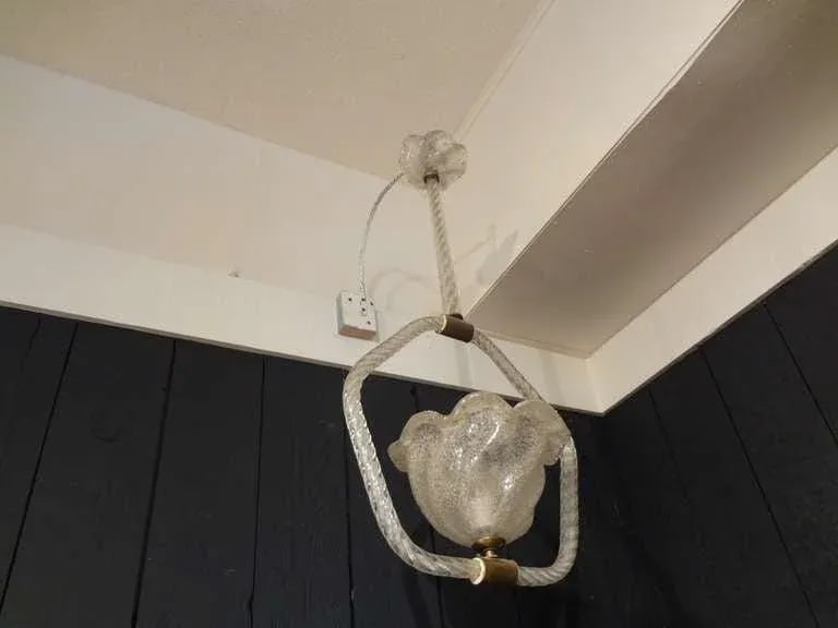 Venini Style Murano Glass Lantern or Chandelier - 7