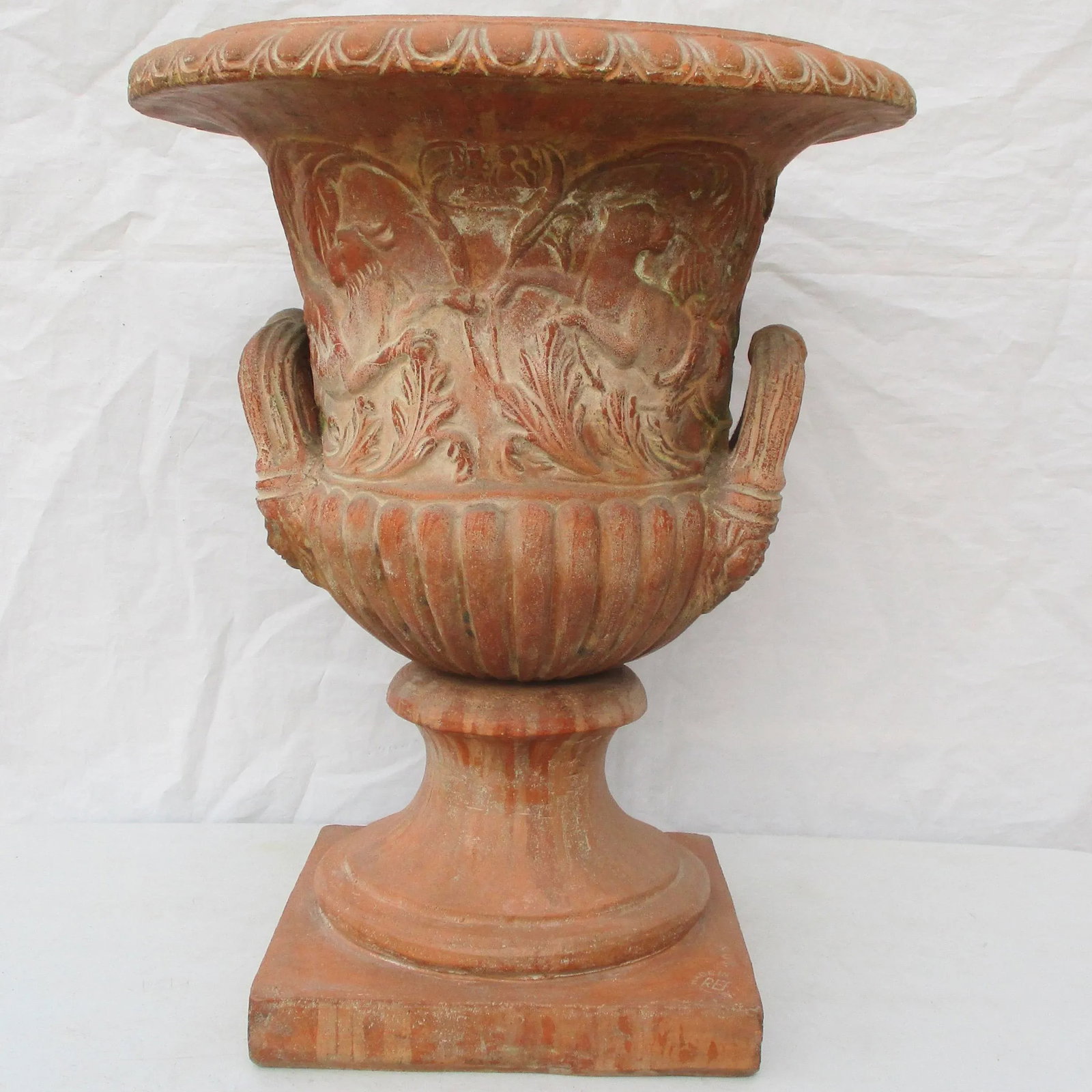 Garden Planter Italian Terra Cotta Classical Urn - 12