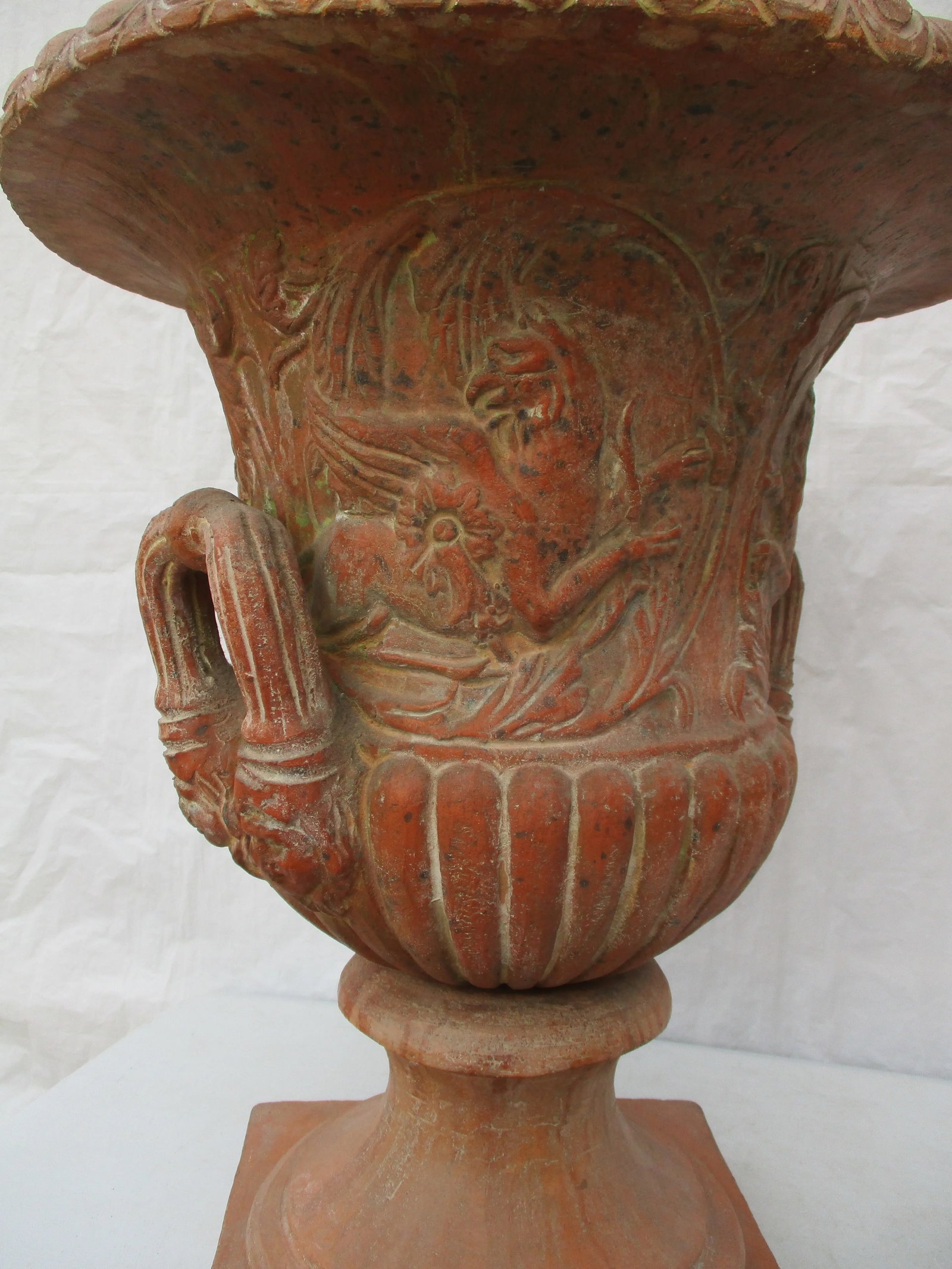 Garden Planter Italian Terra Cotta Classical Urn - 4