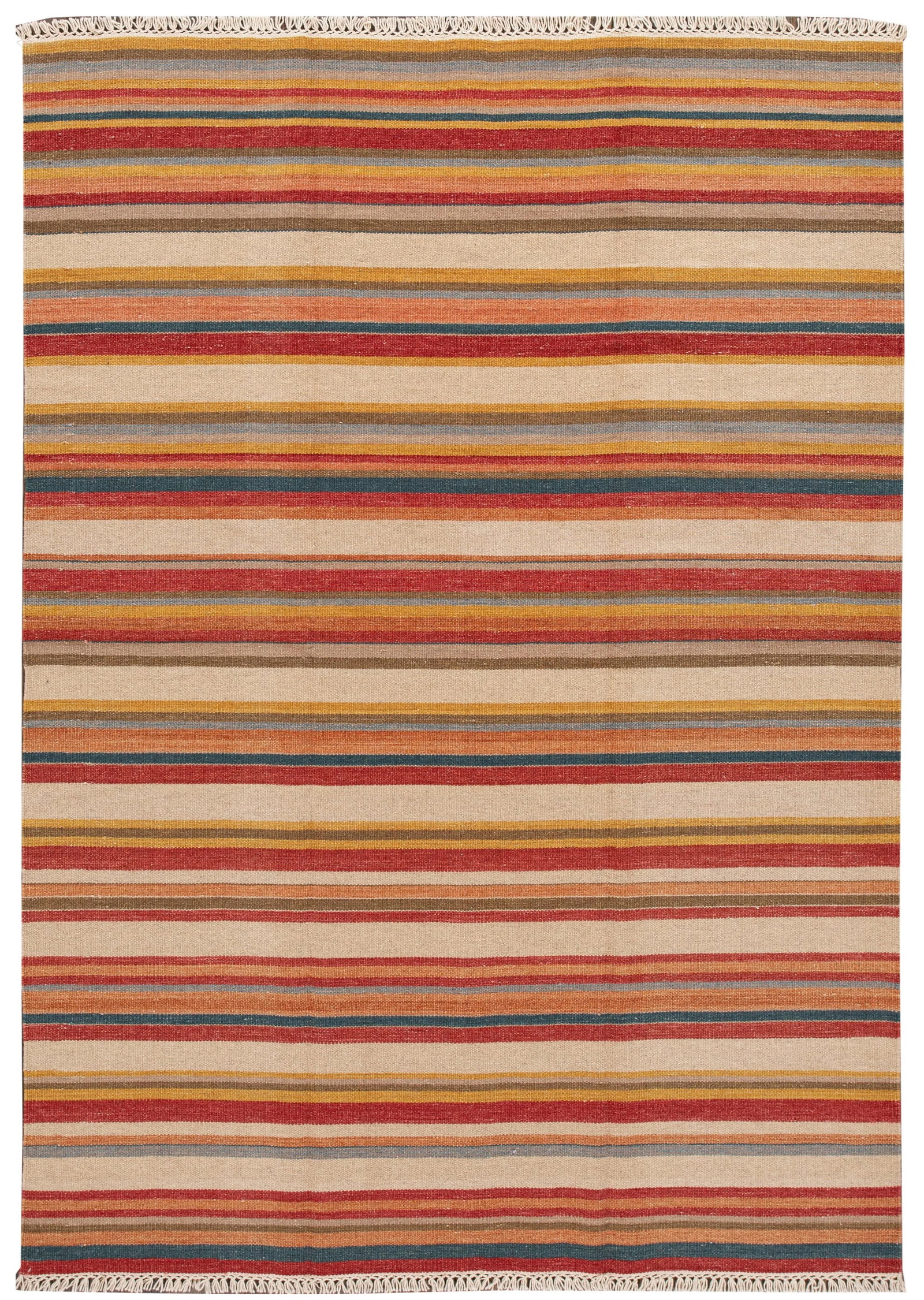 21st Century Modern Kilim Rug 6 '6'' X 9' 4''. - 13
