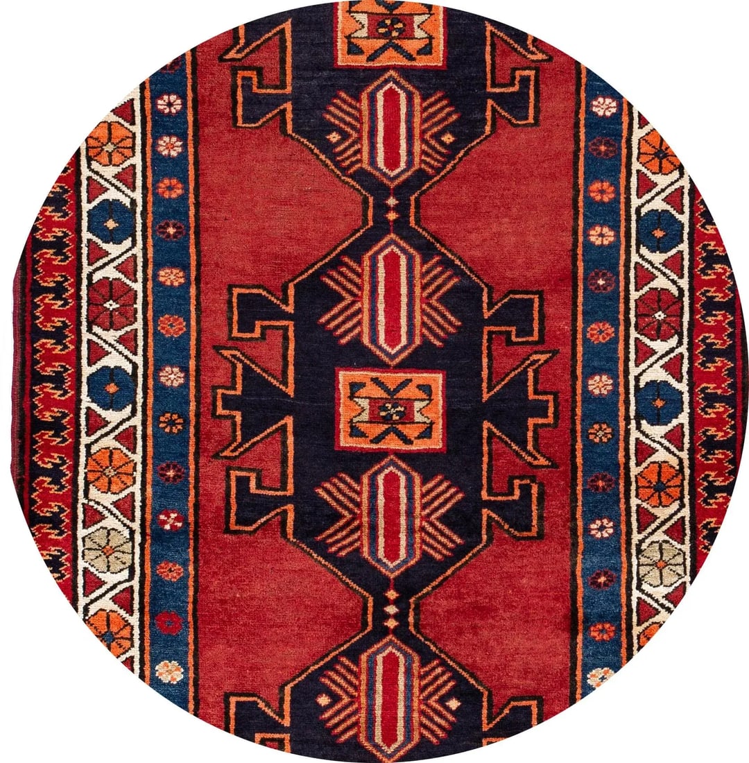 Mid-20th Century Vintage North West Persian Rug, 3'7" X 10'4" - 2