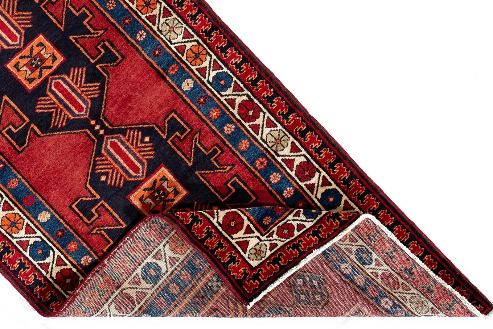 Mid-20th Century Vintage North West Persian Rug, 3'7" X 10'4" - 3